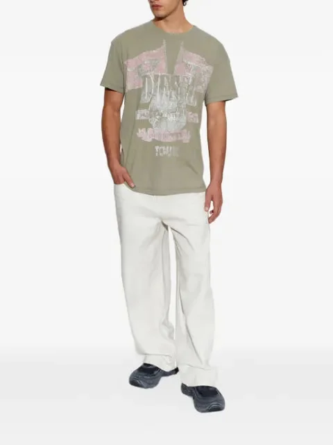 Straight-Leg Washed Jeans