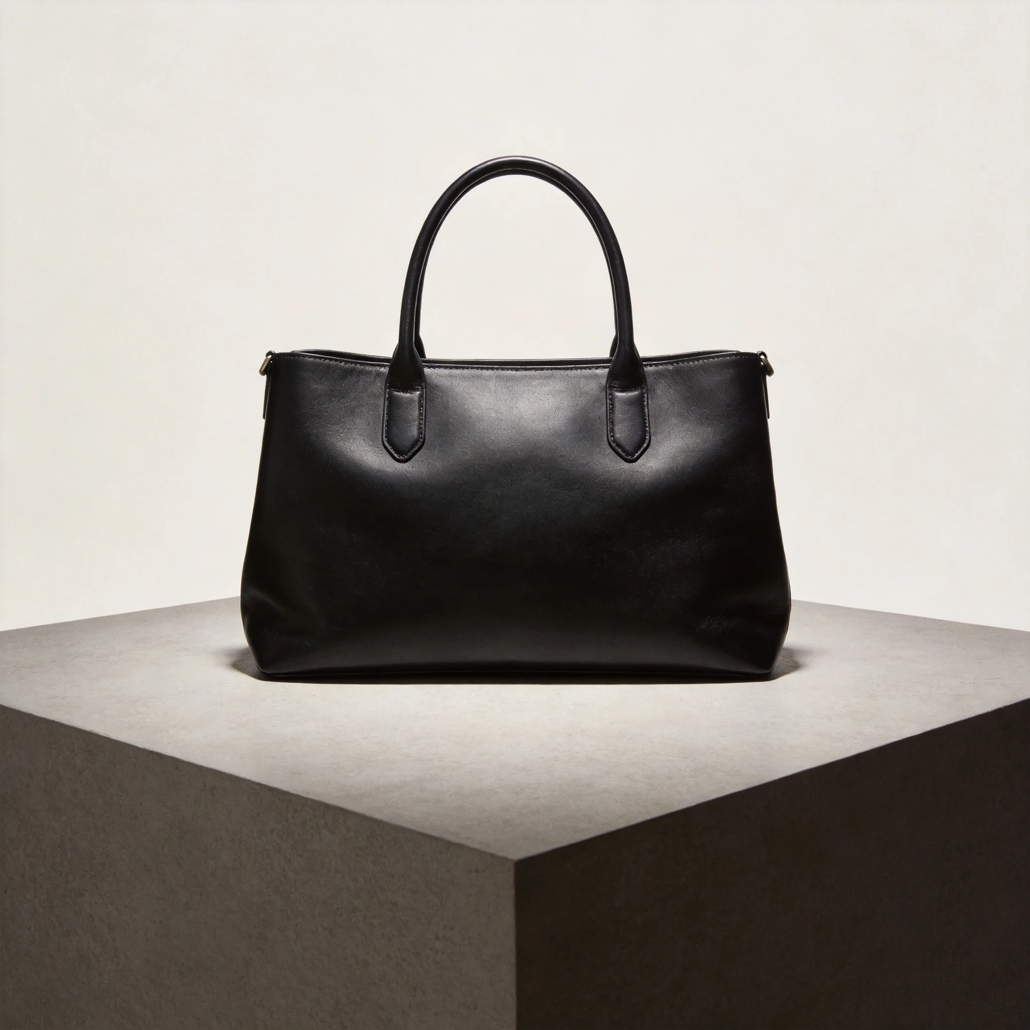 Jil Sander Kante Leather Shoulder Bag